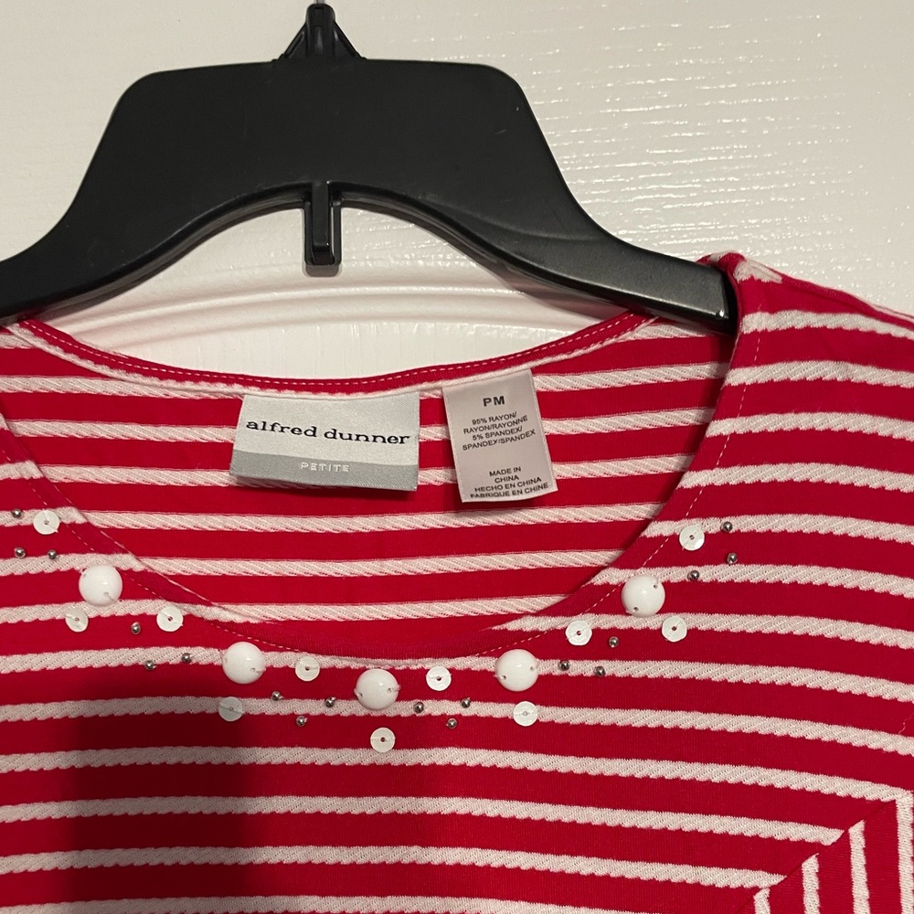 Alfred Dunner Petite Medium blouse - Picture 3 of 5
